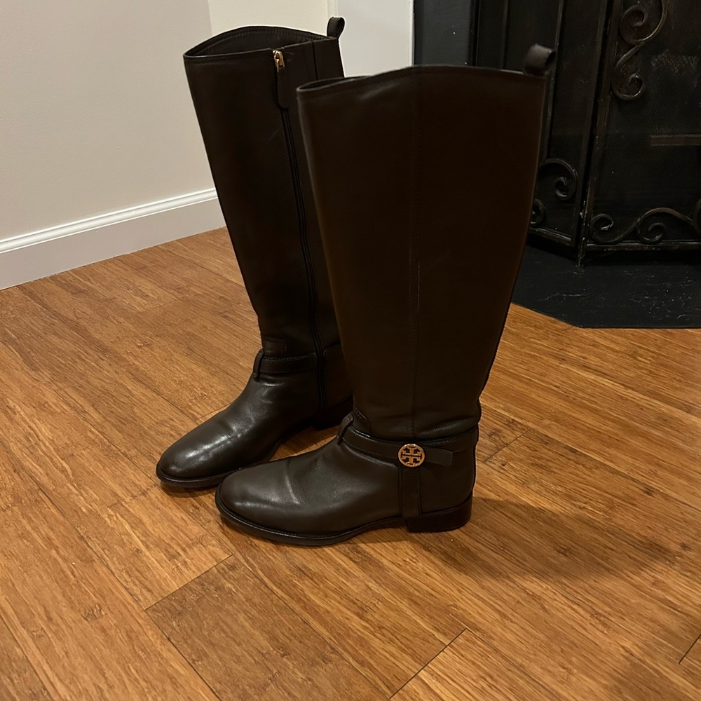 Tory Burch Brown riding boots